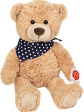 Sandy teddy bear with star print scarf by Teddy Hermann Original - 91388 - 30cm