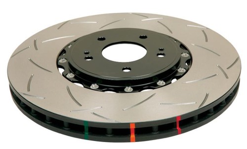 DBA Front Slotted 5000 Series 2 Piece Rotor for 08+ EVO X DBA52224V2BLKS - Picture 5 of 5