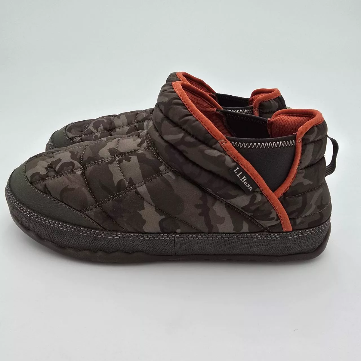 LL Bean Mountain Classic Quilted Ankle Boots II Men\'s Size 12 Loden Camo Slip On LL Bean Mountain Classic Quilted Ankle Boots II Men main image 3