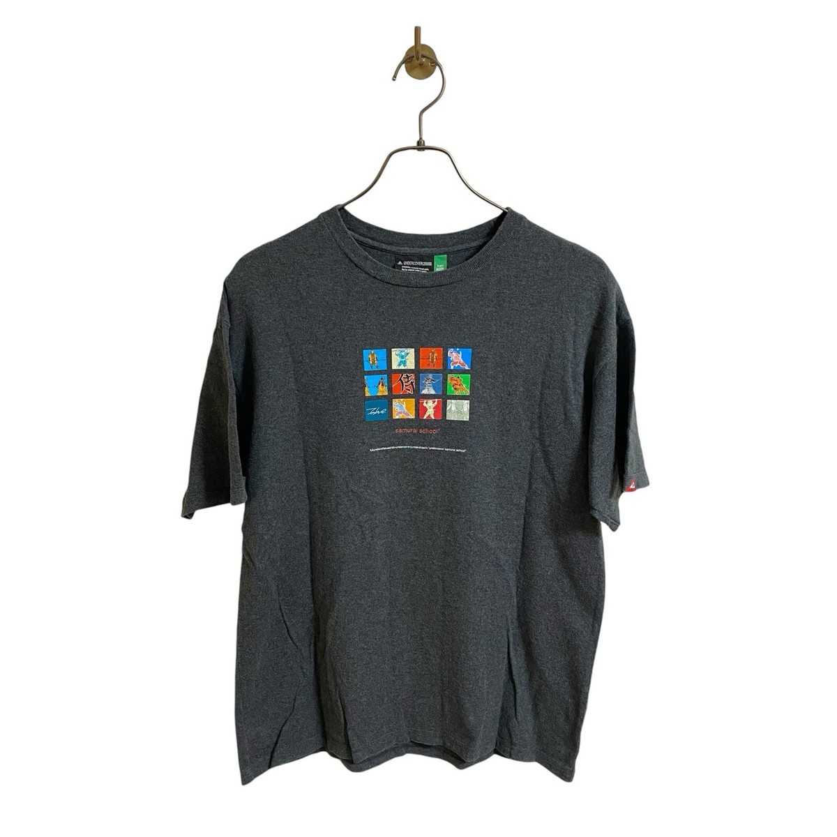 【送料無料】★UNDERCOVER JUN TAKAHASHI フリルシャツ S UNDERCOVER × FUTURA 2000SS samurai school T-Shirt SIZE:M
