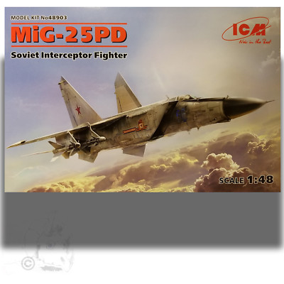 ICM  48903 1/48 MIG-25PD (FOXBAT) SOVIET INTERCEPTOR FIGHTER