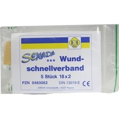 SENADA Wundschnellverband 2x18 cm, 5 St PZN 00483062