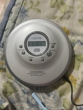 Durabrand Programmable Cd Player Portable Digital Bass Boost Silver Pre owned