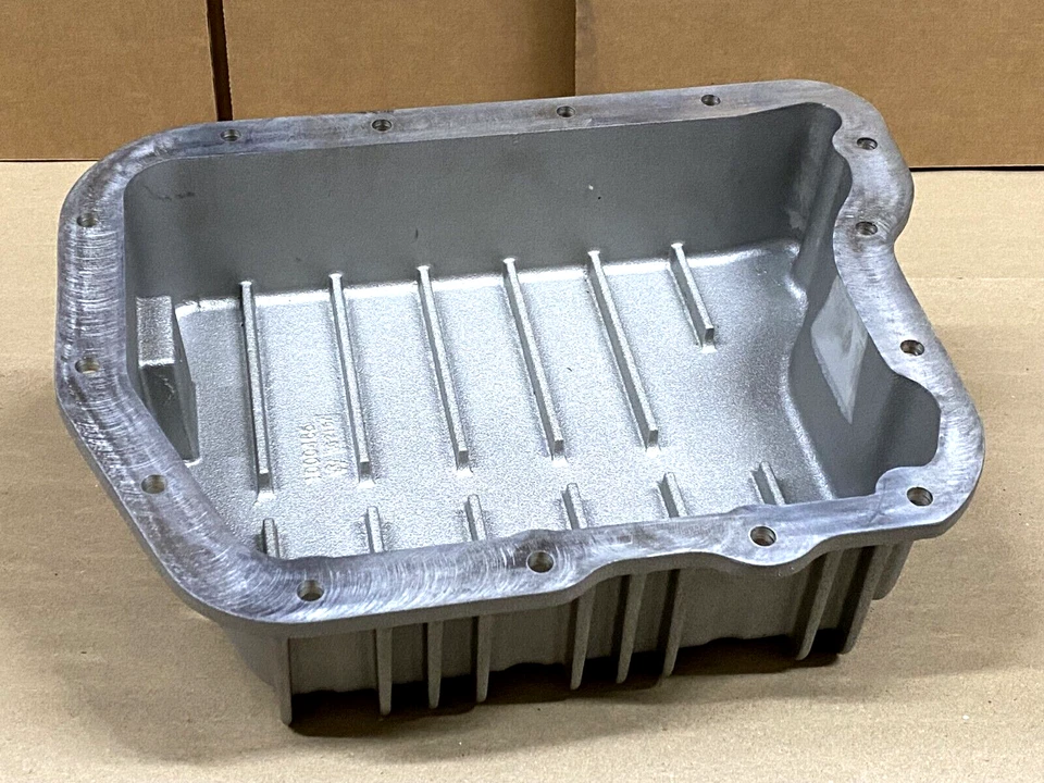 B&M Aluminio Fundido Transmisión Profunda Pan Chrysler A-727 618 518 46RE 47RE Añade 4qts NUEVO Foto 2 de 2