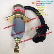12V Solenoid Valve Fit for DODGE RAM 2500 3500 94-98 CUMMINS 5.9L BOSCH P7100