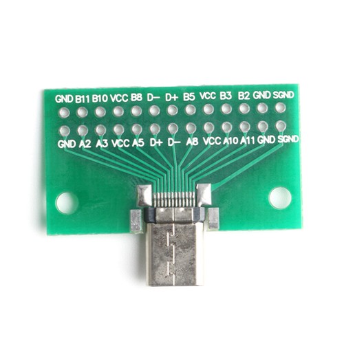 USB 3.1 Type C Connector Male/Female Socket Test Board with PCB Board 24PIN - Picture 4 of 6