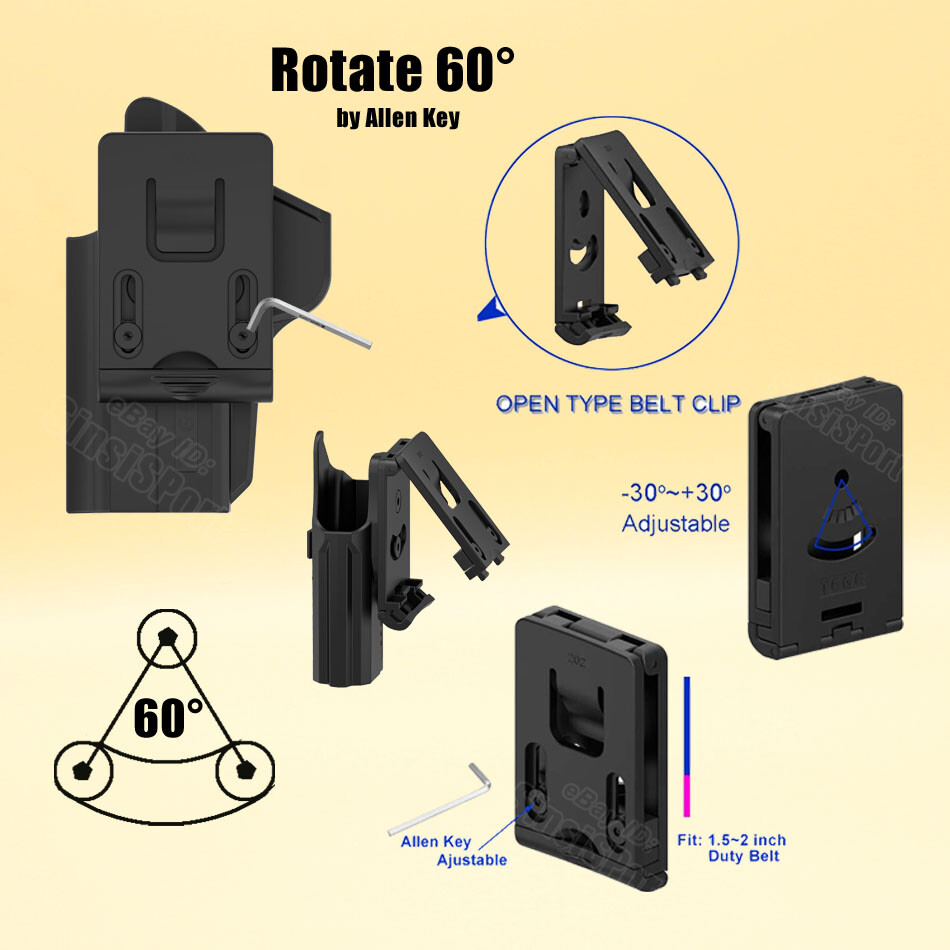 Hellcat OSP Holster OWB for Springfield RDP Fits OSP & RDP 9mm Micro Compact