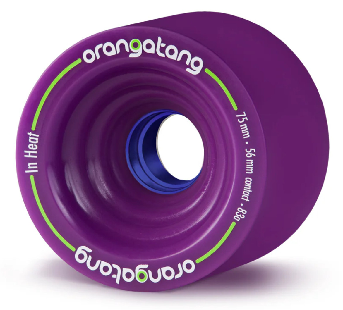 ORANGATANG In Heat 75mm 83a Longboard Rollen Satz
