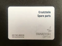 Original SWAROVSKI OPTIK Eye Cup Set 20-60x 25x50x W For Zeiss Binoculars NEW