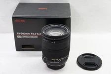 "Mint" SIGMA 18-200mm F3.5-6.3 DC OS HSM Lens for Nikon F Mount w/ Box #R250503o