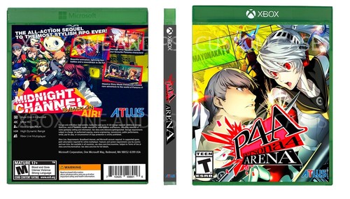 PS Vita Persona 4 Hard Pouch Face Cover Decoration Seal / Good