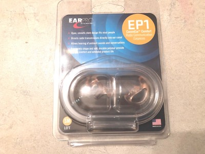 NEW IN PACKAGE EP1 EAR PRO BY SUREFIRE COMFORT RADIO COMMUNICATION EARPIECE 