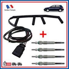 Kit réparation câble + 4 bougies pour VW Bora Golf IV 1.9 TDI 150 CV 038971220C