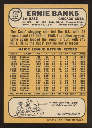 Set builders: 1968 Topps 300-399 VG/EX & better, FREE shipping - Picture 169 of 323