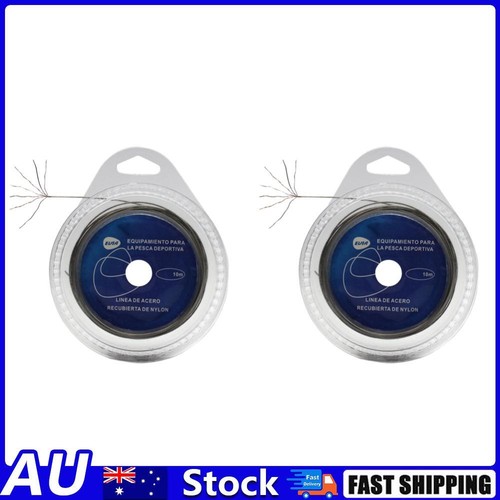 10M Stainless Steel Fishing Line 7 Strands Leader Wire for Saltwater