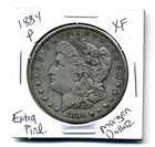 1884 P XF Morgan Dollar 100 Cent EXTRA FINE 90% NICE U.S Silver US$1 Coin #8351 — photo 1