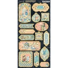 Graphic 45 ALICE'S TEA PARTY - Chipboard Die-Cuts 19pc #4502361