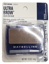 NEW Maybelline Ultra Brow Brush-On Color-125CB-03 LIGHT BROWN(PACKAGE MAY VARY)