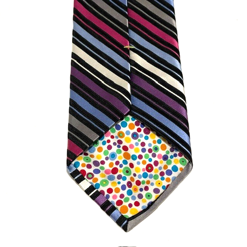 City of London Tie Modern Stripes Preppy Stylish Eye Catching Elegance Sharp - Picture 9 of 16