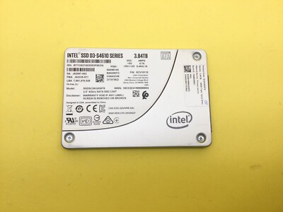 Intel D3-S4610 Series 3.84TB SATA 6Gb/s 2.5'' SSD SSDSC2KG038T8 | eBay