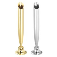 2 Stiftehalter FüR Schreibtisch, MetallstäNder FüR Kugelschreiber Gold/Silber