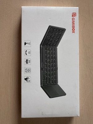 Gimibox Foldable Bluetooth Keyboard with Full Touchpad, Pocket Size Touchpad
