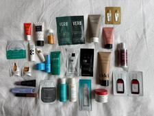 Mixed lot 25 piece haircare, skincare, makeup - sample and travel sizes