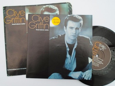 Clive Griffin Head Above Water 7'' Mercury STEPP4 EX /EX 1989 picture sleeve