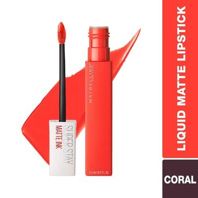 Maybelline New York Super Stay Matte Ink Liquid Lipstick 25 Heroine 5g Longwear