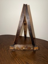 Dark Brown Rustic Wooden Easel: 15 Inches -- Home Decor Frame