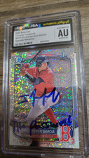 Jhostynxon Garcia Signed 2025 Bowman Baseball Card #BCP43 CGC JSA Red Sox /299