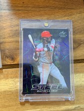 2023 Leaf Trinity Mega Box Steel Elly de La Cruz #S-21 Purple Lazer /49 (RC)