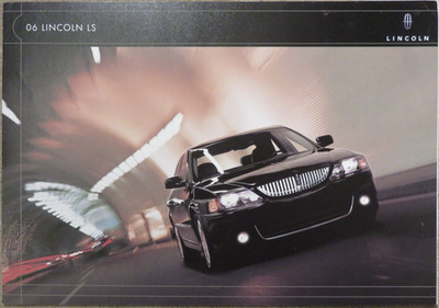 2006 Lincoln LS USA Prospekt Brochure, 4 Seiten