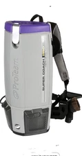 ProTeam Super Coach Pro 10 Backpack Vacuum Commercial 10 Quart Corded 107304