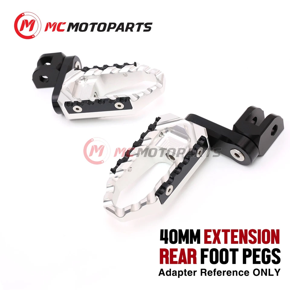 1.5 Inch Adjustable Rear Wide Foot Pegs For MV Agusta Brutale 675 750 F4 1000 Foto 4 de 4