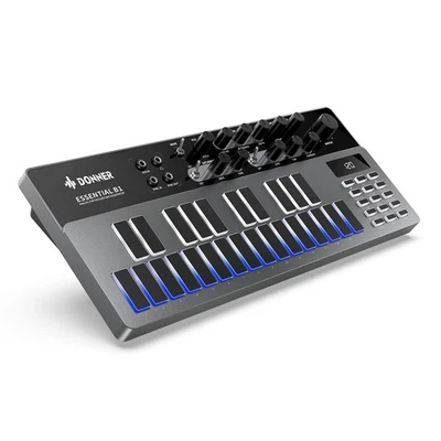 Donner B1 Analoger Bass-Synthesizer Sequenzer 128 Musterspeicher Drum Machine - Bild 1 von 4