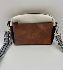 BOSTANTEN Borsa a tracolla piccola da donna tripla zip cellulare borsetta pelle