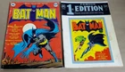 D-489 VINTAGE DC 1974/1975 SET OF 2 HUGE BATMAN COMICS!