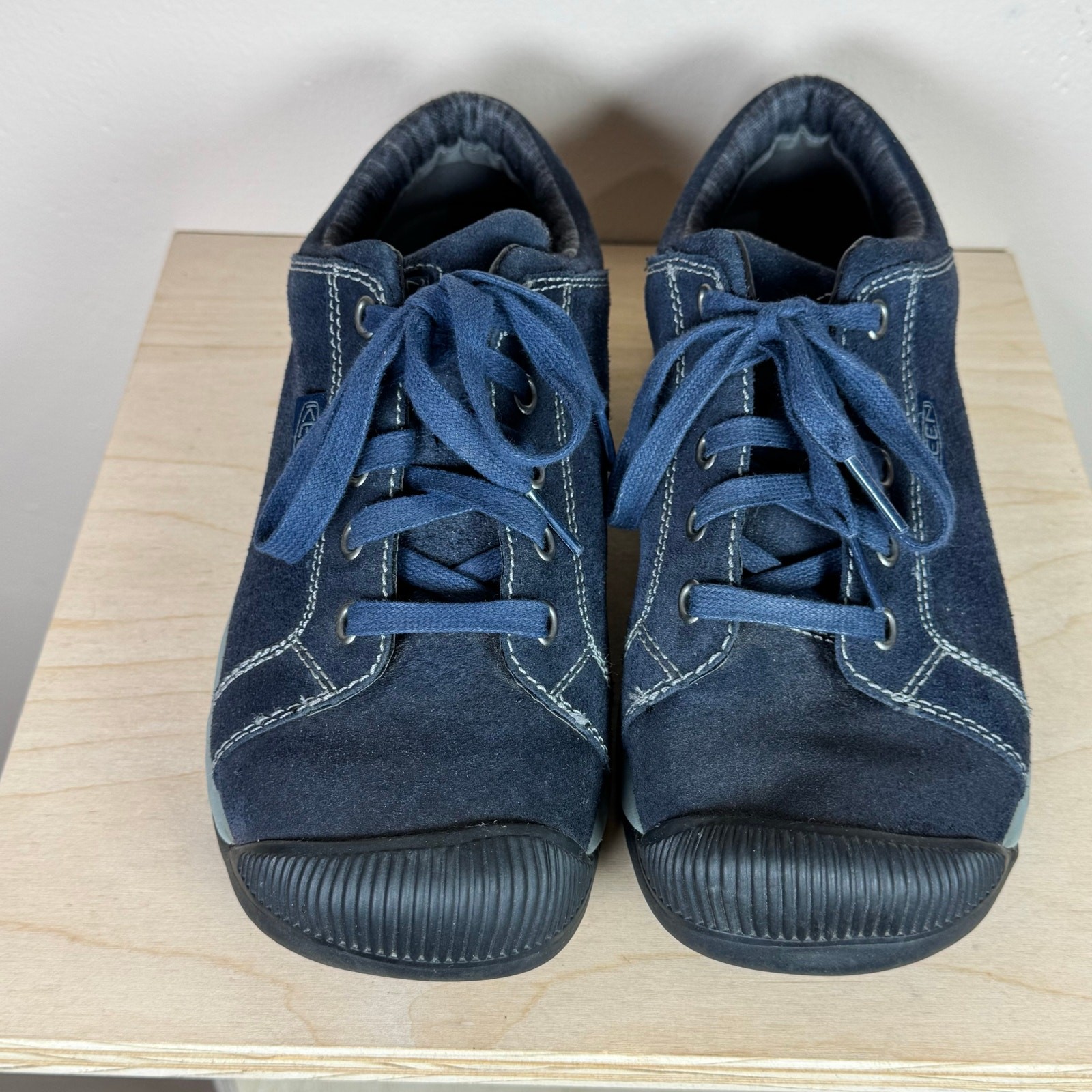 Scarpe da trekking Keen Reisen donna sneakers blu pelle scamosciata outdoor 8 5