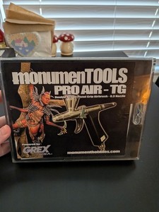 monumentTOOLS PRO AIR-TG Double Action Pistol Grip Trigger Control Airbrush Set