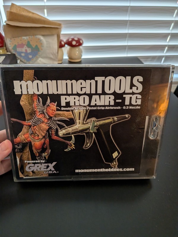 monumentTOOLS PRO AIR-TG Double Action Pistol Grip Trigger Control Airbrush Set