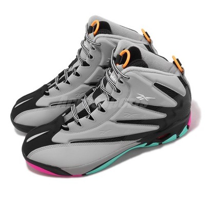 Reebok The Blast The Alamo Grey Black Men Basketball Sports Shoes 100033877