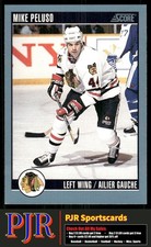 Mike Peluso 1992-93 Score Canadian #536 Chicago Blackhawks