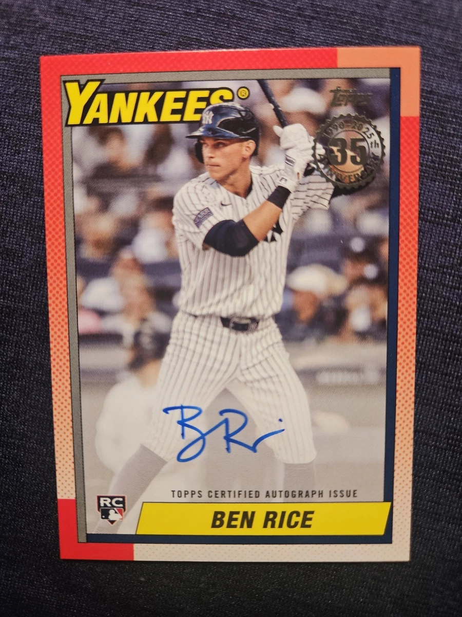 2025 Topps Series 2 - 1990 Topps Baseball Autographs Ben Rice