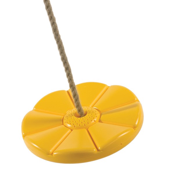 Tellerschaukel Kunststoff Gelb Affenschaukel Slackline Schaukel ZubehöR-image
