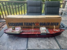VTG Texaco Toy Tanker Ship North Dakota Edition w/original box DEALER OFFER