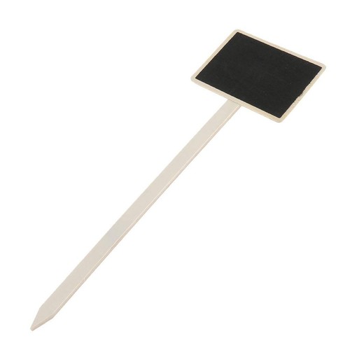 10 Pack Mini Wooden Blackboard Chalkboard Wooden with Stick Tags - Picture 6 of 7