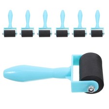 7 Pcs Painting Rollers Rubber for Crafts Ink Printing Stamping Brayers
