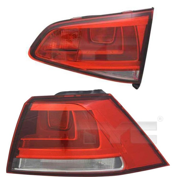 Heckleuchten RüCkleuchten Set Links Innen + AußEn FüR VW Golf VII 5G1 BE1-image