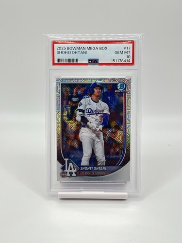 💎 2025 Bowman Chrome Mega Box Shohei Ohtani #17 Mojo Refractor PSA 10 🔥🔥